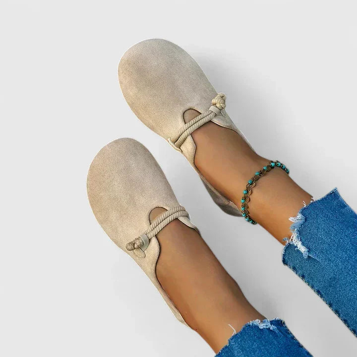 Women's Casual Orthopedic Barefoot Slip On Loafers | Wide Fit