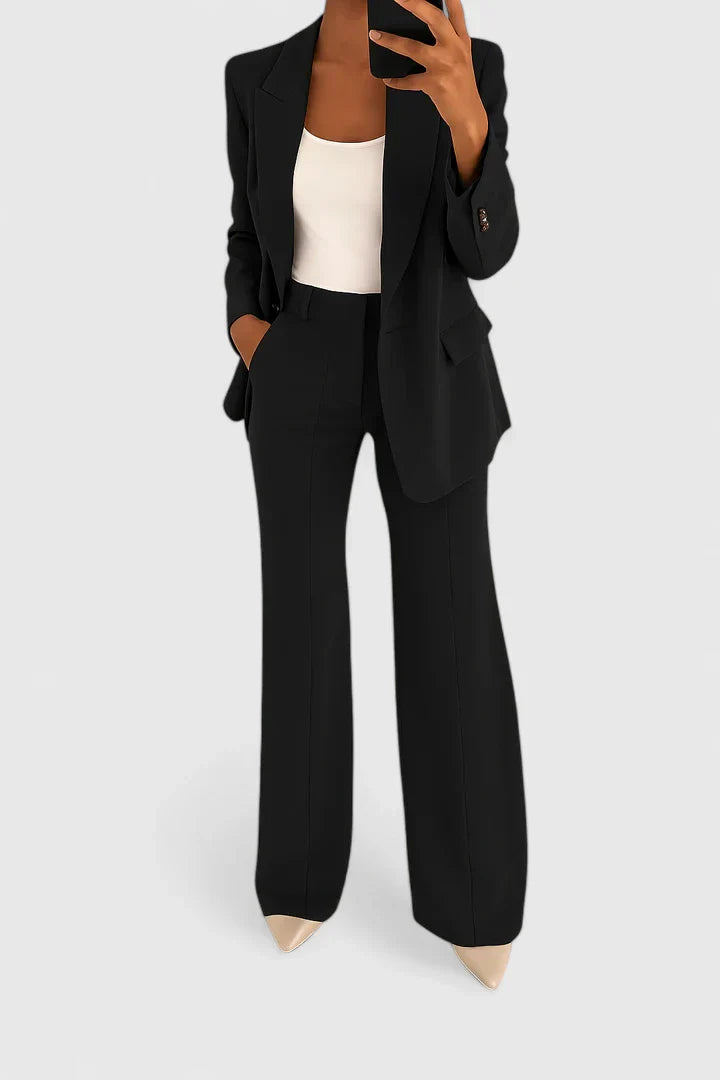 Women's Elegant Work Blazer and Trouser Co-Ord Set | Two Piece