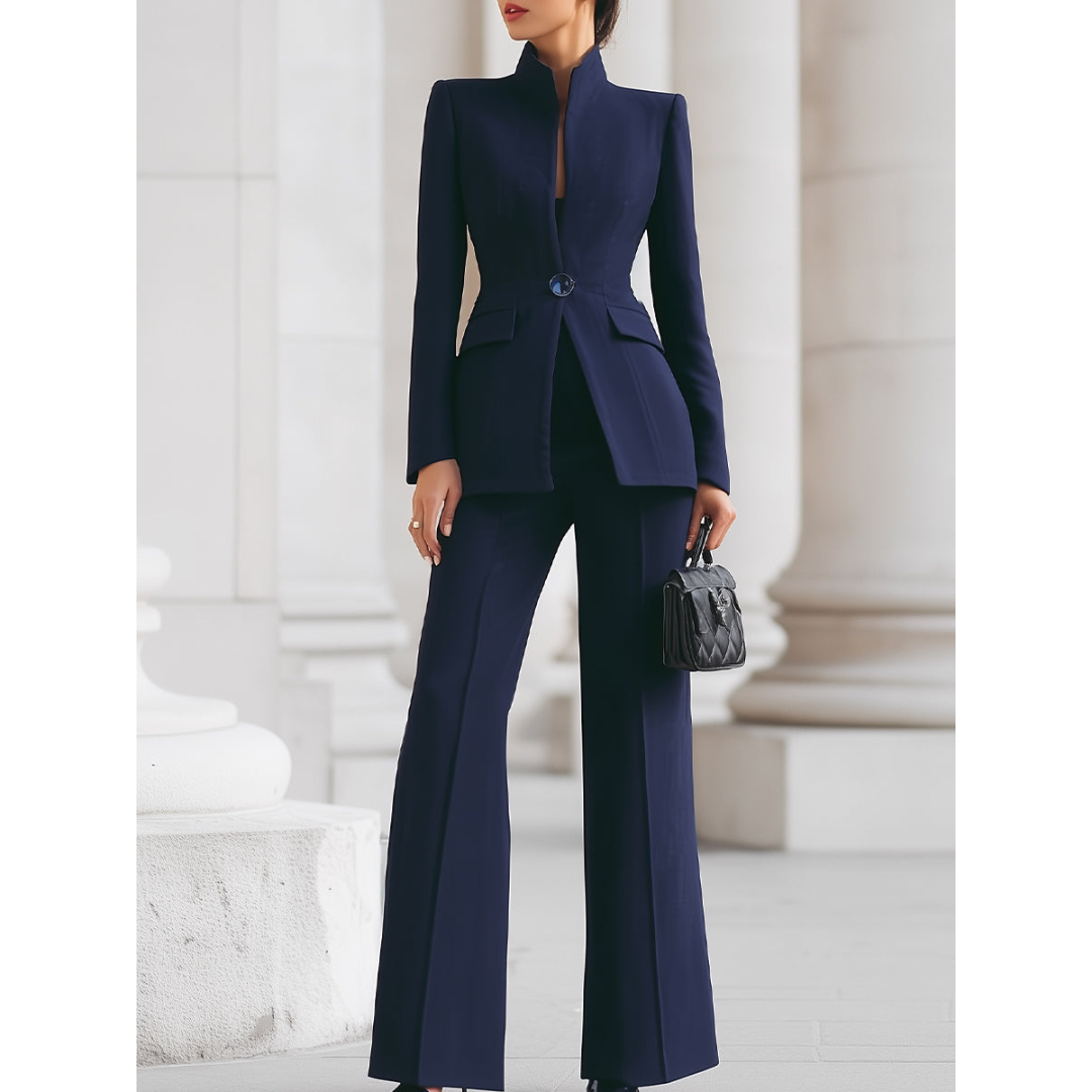 Women’s Evening Blazer & Trouser Suit Set | Long